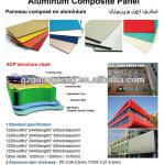 aluminium composite panel with 4mm 3mm 5mm thick