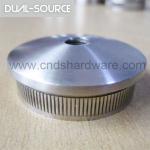 SS/Stainless steel handrail tube flat end Cap-