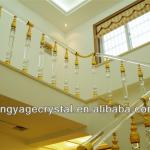 crystal stair railing for house decoration