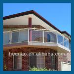 balcony glass balustrade,semi-frameless glass fencing,