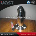 glass Pool Fence Spigot-RND-BASE