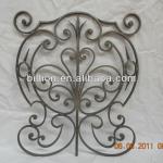 china factory hand made wrought iron flower panels
