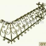 Wrought iron balcony railing designs-OYA-BR2038