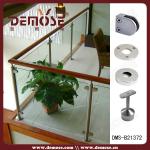 Stainless Steel Handrail Fittings for Glass Railing Systems
