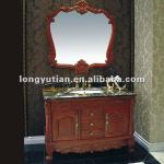 Wood Luxury Antique Red oak bathroom vanity(DRK- D6006)
