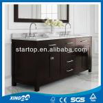 60 inch big bathroom vanity with marble counter top