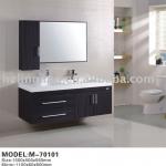 modern style solid wood bathroom vanity with mirror cabinet,basin and faucet-70101