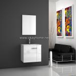 High Gloss White Modern bathroom vanity with FSC (9023-60)