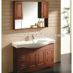 modern wooden deep brown bathroom cabinet Y9004