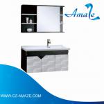 High standard wood or pvc with Mirror Bathroom Vanities/Cabinet