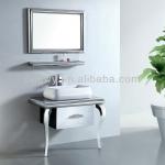 Classic Fix-to-Wall Stainless Steel Bathroom Cabinet Bathroom Furniture (HJ-6022)-HJ-6022
