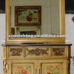 Antique Wooden Bathroom Cabinet-WT-18-1