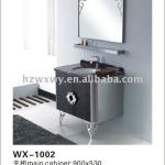 Top Grade Wall Mounted And Floor Mounted Stainless Steel Bathroom Vanity-WX-1002