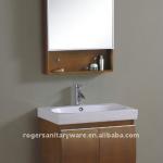 Wooden Wall Hanging Cabinets Mirrorred Bath Vanity