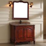 Solid Wood Classic Bathroom Cabinet 405B