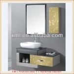 Hot sale 8001 stainless bathroom wash basin cabinet