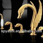 5-hole gold bathroom faucet bath-YS01-01