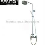 SENTO stainless steel shower faucet bathroom shower with handshower &amp; overhead shower-G-49B