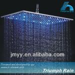 JFQ046CP Square Hydro power LED shower head-JFQ046CP