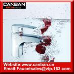 Popular Artistic Brass Bathroom Faucet With Single Handle-CB803105