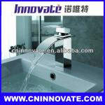 Brass waterfall basin faucet, bathroom shower, faucet