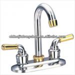 double handle 4 inch lavatory faucet,mixer,tap-H-40078