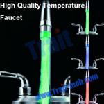 New Design High Quality Temperature Faucet Copper LED Faucet,LED Tap,Basin Faucet with CE&amp;ROHS Certificates(RGB)-T-LEDFN-1007 High Quality Temperature Faucet