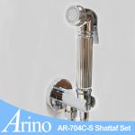 Heavy Brass Auto Stop Valve Hand Held Bidet-AR-704C-S