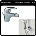 single lever brass chrome plated bidet faucet with shower-HT-1622