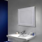 IP44 fogless led backlit bathroom mirror MLM-001H-6060-LED