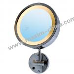 Hotel bathroom accessories hotel brass LED make up mirror shaving mirror M-BA314-M-BA314