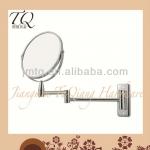 Wall Mounted Square Base and round glass metal decorative wall mirror