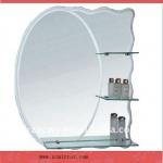 clear mirror from silver or aluminium coated with shelf ZC-0003