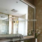qingdao 3mm to 8mm bathroom mirror with glass shelf
