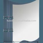 bathroom mirror with glass shelf&amp;double layer glass mirror-EJ-1087