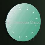 BSCI Round Silver Beveled LED Wall mirrors