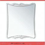 modern frameless engraved mirror with silver coated ZC-2002