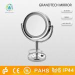 desk table bathroom mirrors attached with led ligths 2X/3X/5X-GTM-BTR113