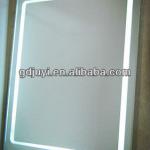 led light up silver mirror ,high quality silver mirror,decorative mirror wall clocks-JY8030