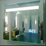backlit bathroom wall clock mirror-TS7010