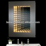 Large hotel decorative lighted infinity mirror