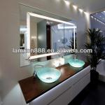 Wholesale villa bathroom LED light mirror