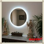 5 star hotel room furniture round backlit mirror-BGL-002