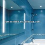 Modern wall bathroom LED lighted mirror