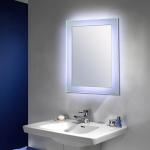 Mirror on glass decorative wall mirror M-028B-7050-LED-RGB-M-028B-7050-LED-RGB