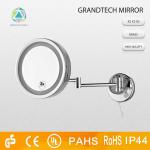 LED lighted telescopic magnifying shaving mirror-GTM-BWLR116