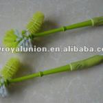 plastic toilet brush with little brush-8099