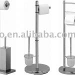 Stainless Steel Free Standing Toilet Brush Holder-812609