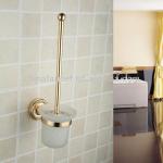 Golden Finish Toilet Brush Rack Wall-mount Toilet Brush Holder BA4216G-BA4216G