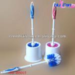 HF-BS015 Promotional Cheap Unique Design Plastic Bathroom Toilet Brush With Holder-HF-BS015